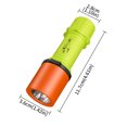 thumbnail image 3 of Kselythan Scuba Dive Light Super Bright 400 Lumen,Dive Torch Snorkeling Light,IPX8 Waterproof,3 Modes,Underwater Waterproof LED Flashlight,Portable Submersible Safety Lights, 3 of 9