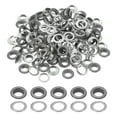 thumbnail image 1 of Uxcell 110 Pcs Ojetes con arandelas Kit de ojetes 5/16" Gris, 1 of 7