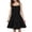 Black, variant on Ruyang Girls Sleeveless Halter Dress Solid Backless Pleated Summer Dresses Elegant Cute Casual Smocked Dresses for Kids