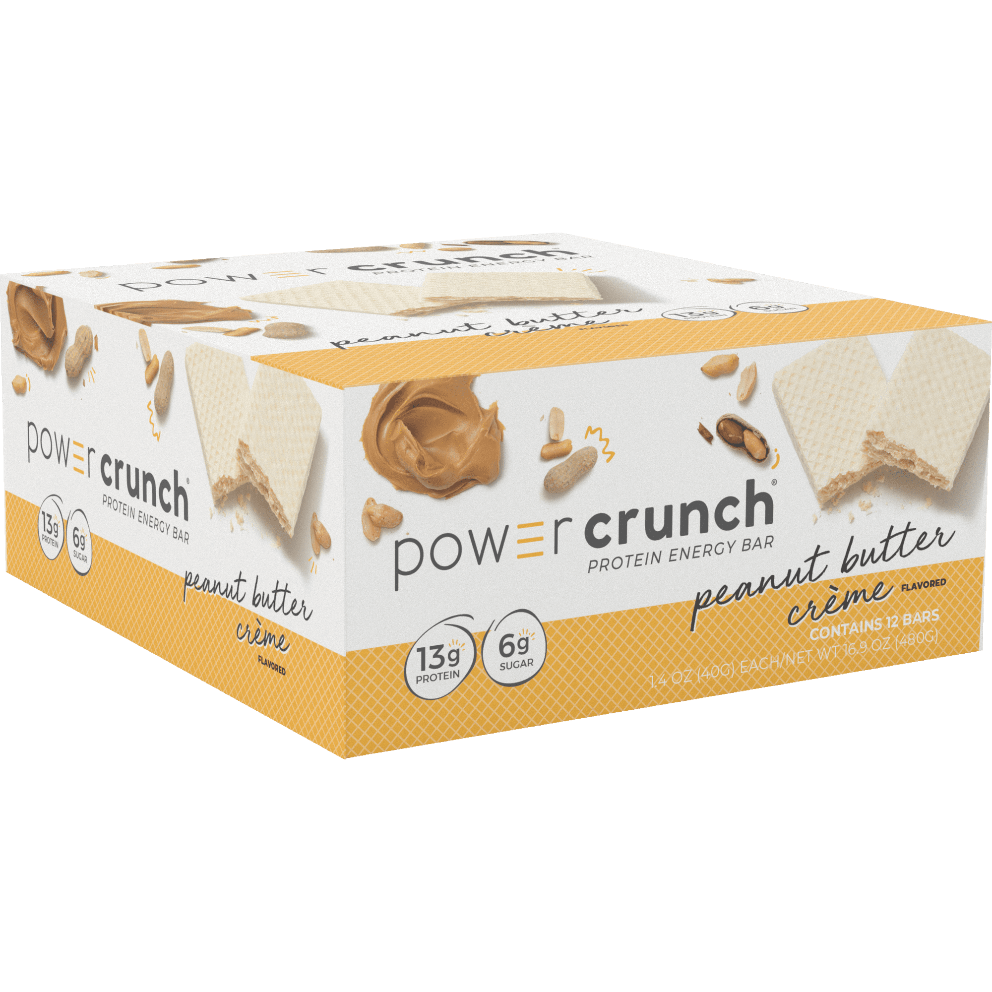 Power Crunch Original Peanut Butter Crème 12 count 1.4 oz bars