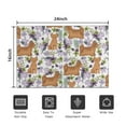 thumbnail image 5 of Yorkie Dog and Flower Florals Door Rugs,Washable Non Slip Door Mats Indoor,Decorative Door Mats,Entry Mat Indoor for Entrance,Bedroom,Kitchen,Bathroom,16"x24", 5 of 6