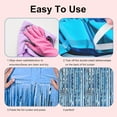 thumbnail image 6 of 2 Pack Light Blue Metallic Tinsel Foil Fringe Curtains,  Doorway Window Curtain for Photo Backdrop Baby Shower Wedding Birthday Party Decor, 6 of 7