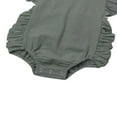 thumbnail image 5 of Baby Girl Ruffle Solid Color Romper Jumpsuit Outfit Sunsuit, 5 of 5