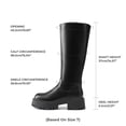 thumbnail image 4 of DREAM PAIRS Knee High Boots, Comfortable Chunky Platform Round-Toe Side Zip Boots for Women, 4 of 7