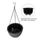 thumbnail image 5 of Cesta colgante Jardinera Maceta de plástico Maceta para plantas de riego automático Percha Decoración del hogar, Gris oscuro AweSitey HA001100-03, 5 of 6
