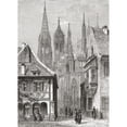 thumbnail image 2 of Freiburg Im Breisgau  Baden-W Poster Print, 2 of 2