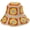 Orange, variant on Womens Straw Sun Hat Floral Woven Bucket Hat Y2k Aesthetic Accessories Foldable Floppy Boho Beach Cap Cute Preppy Stuff