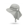 thumbnail image 4 of Kids Little Boy Girl UPF 50+ Sun Protection Bucket Hat Toddler Summer Outdoor Beach Wide Brim Outdoor Sun Hats 2-6T, 4 of 8