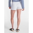 thumbnail image 3 of No Boundaries Ribbed Waistband Fleece Shorts, 2" Inseam, Women’s XXS-XXL, 3 of 5