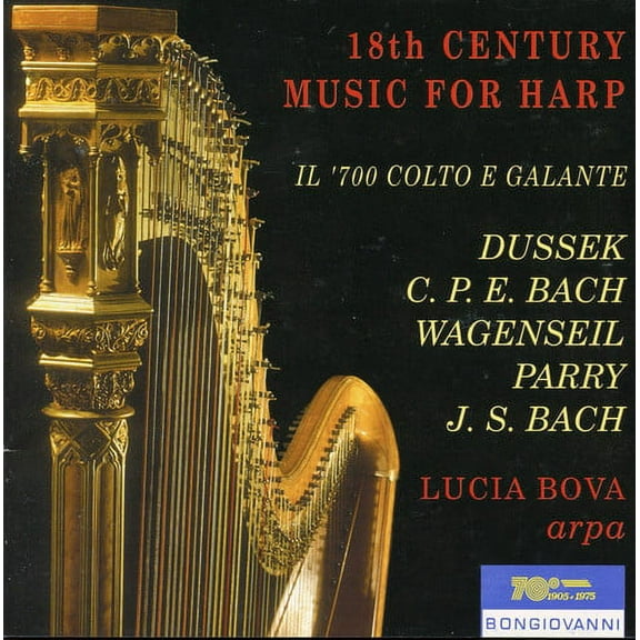 Parry / Bova,Lucia - 18th Century Music for Harp - Music & Performance - CD