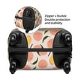 thumbnail image 2 of Hirioo Peach With Leaves1 for Elasticity Suitcase Cover (No luggage Included) Durable Luggage Protector Fits 18-32 Inch Luggage-Small, 2 of 7