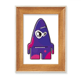 thumbnail image 1 of Universe Alien Purple Monster Desktop Wooden Photo Frame Display Picture Art Painting Multiple Sets, 1 of 3