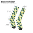 thumbnail image 5 of Daiia Sports Socks Lilies Flowers Printed Novelty Crew Socks for Men Women Knee High Socks Cotton Socks Soft & Breathable Support Unisex Socks, 5 of 9