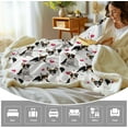 thumbnail image 4 of Rat Terrier Throw Blanket, Reversible Plush Fluffy Rescue Dog Sherpa Fleece Bedding for Kids Teens, Home Decor for All Seasons (Twin, 60 x 80 Inches), 4 of 6