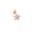 white rose gold, variant on Titanium Steel Tragus Bar Helix Upper Ear Crystal Flower 1PC Cartilage Gem -pink gold
