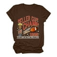 thumbnail image 3 of Brown Women's Short Sleeve T-shirt, Geller Cup Shirt Friends Tv Show Tee Football Trophy Graphic Tee Retro 1996 Geller Bowl Shirt Shirt Funny Thanksgiving Football Shirt,Women's Short sleeve T-sh, 3 of 6