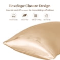 thumbnail image 2 of THXSILK 19 Momme Silk Pillowcases,Deep Envelope Closure,Both Side 100% Grade 6A Mulberry Silk,Soft & Smooth,1Pcs, 2 of 9