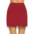 thumbnail image 6 of iopqo tennis skirt womens casual tennis skirt yoga sport active skirt shorts skirt midi skirt mini skirt red s, 6 of 6