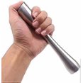 thumbnail image 3 of 8" Muddler for Cocktails, Professional Stainless Steel Muddler for Fashioned Bitters, Creating Mojitos, Margaritas, 3 of 4