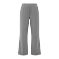 thumbnail image 6 of Edvintorg Sweats for Women Loose Casual Elastic Waisted Wide Leg Jogger Solid Color Athletic Pant with Pocket Plus Size Women Clothing Gray S-3XL, 6 of 8