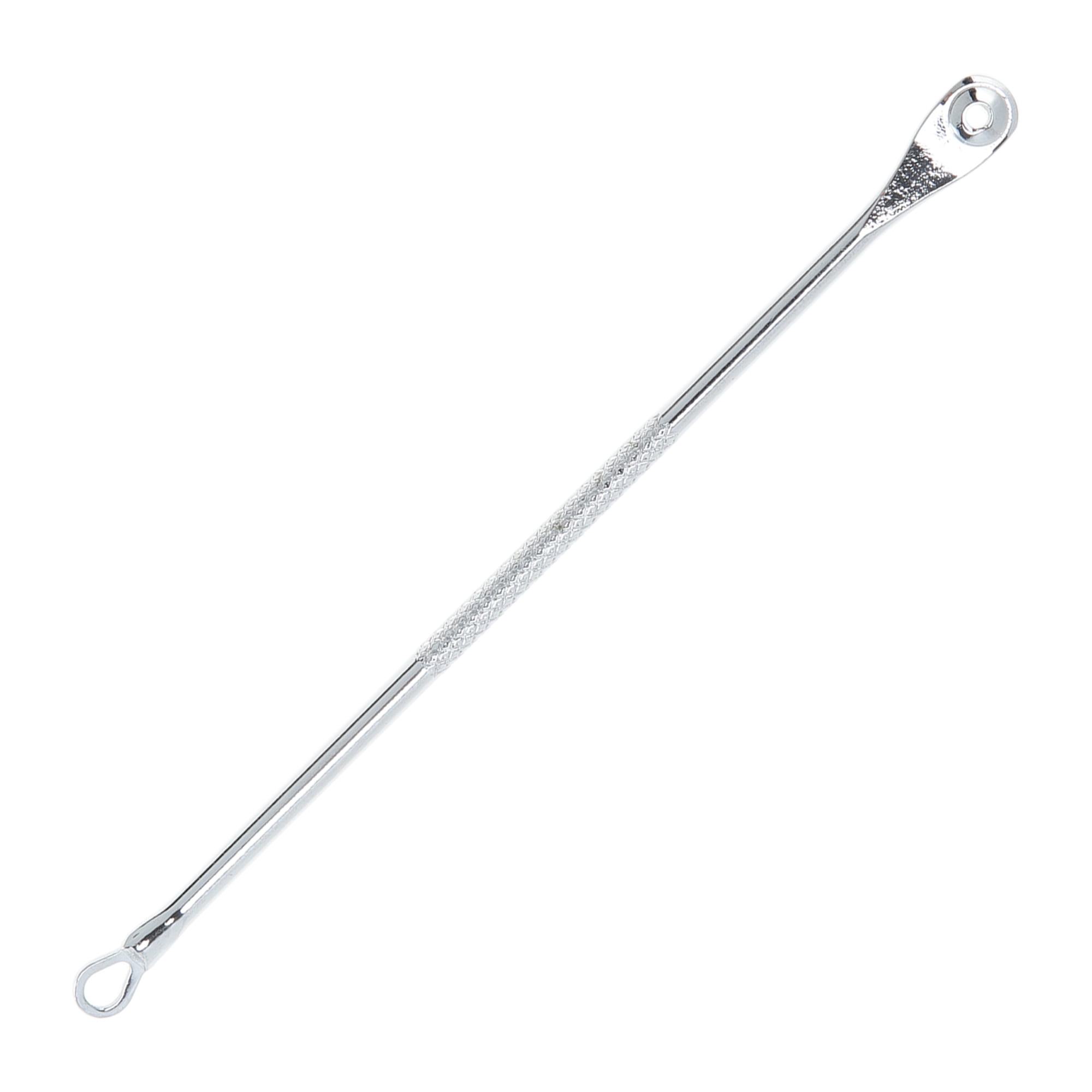 Unique Bargains 1pc Durable Squeeze Pimple Extractor Tool for Grooming Silver Tone