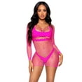 thumbnail image 2 of Supreme Fence Net Mini Dress - One Size - Neon Pink, 2 of 4