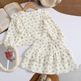 thumbnail image 6 of Gaexia Girls Elegant Outfit Flowy Sleeve Lace Skirt Soft Fabric Daily Casual Wear Two Piece Set, 6 of 6