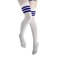 thumbnail image 6 of TEL0LY Thigh High Socks Sizes in Regular, Knee High Stockings ,Blue Stockings for Women, 6 of 7
