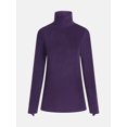 thumbnail image 5 of ClimateRight by Cuddl Duds Stretch Fleece Women's Long Sleeve Turtleneck Base Layer Top, Sizes XS to 4X, 5 of 5