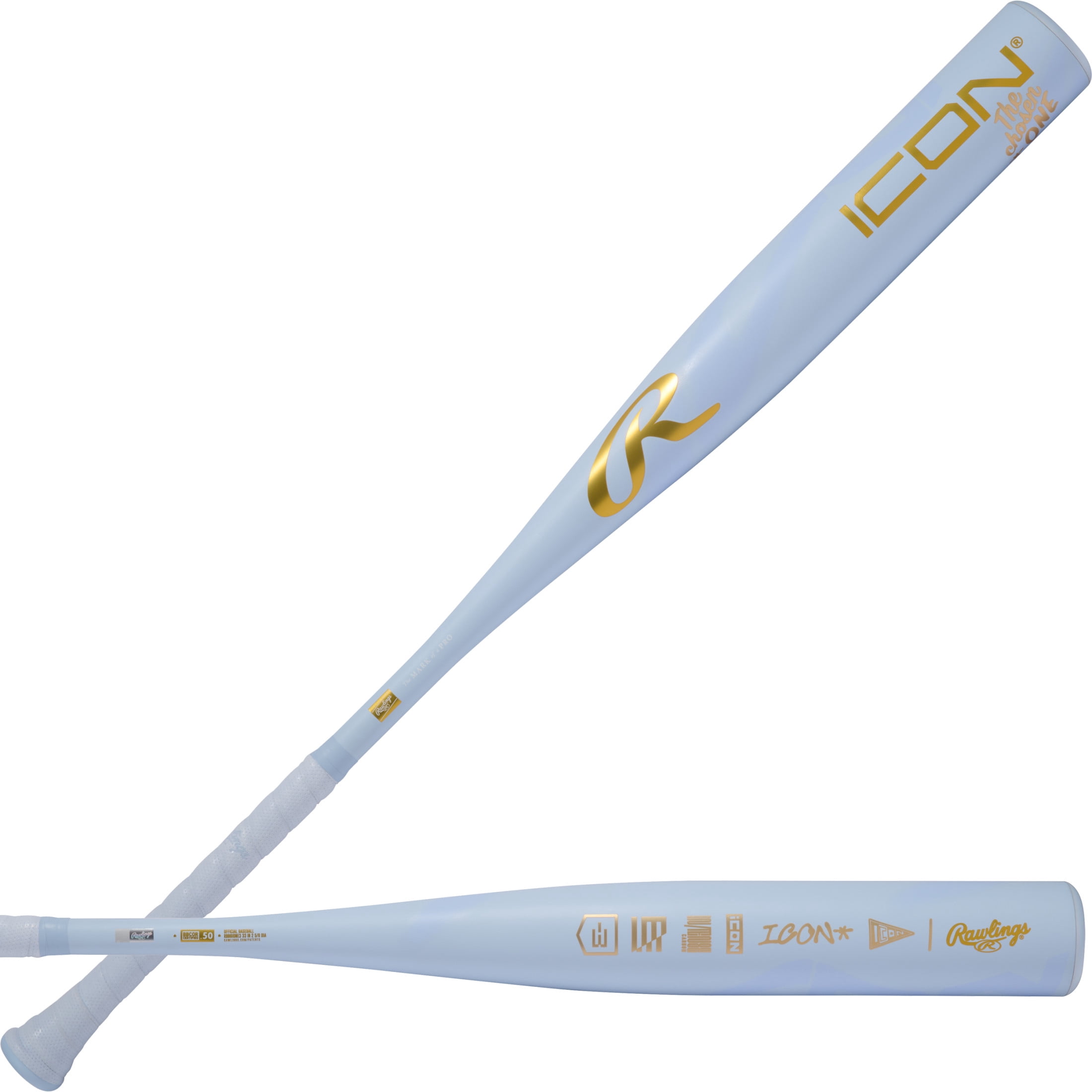 Rawlings | 2026 | Icon The Chosen One Baseball Bat | BBCOR | 2 5/8 Barrel | 31 inch | -3