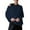 Navy, variant on Womens Pullover Knit Sweater Top 2023 Fall Womens Long Batwing Sleeve Boat Neck Tunic Slouchy Pullover Sweater Casual Comfortable Soft Knit Top