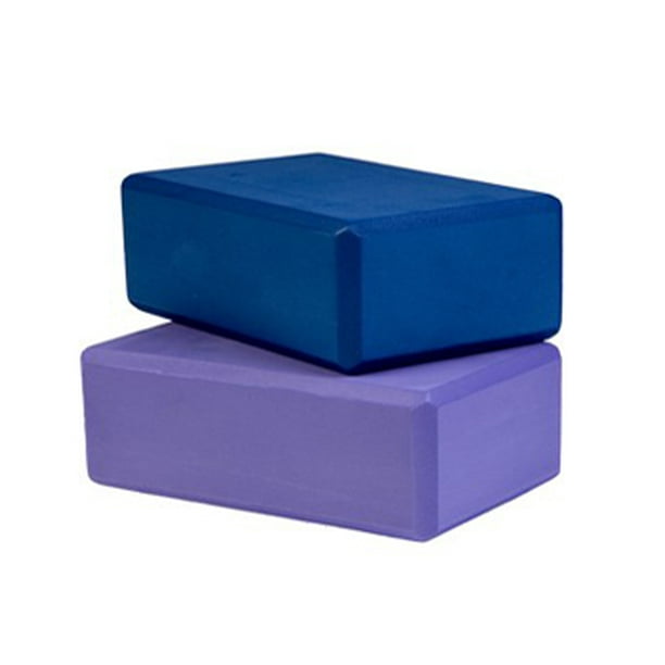 Yoga Direct 3 Inch Light Blue Foam Yoga Block
