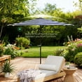 thumbnail image 5 of Outdoor Umbrellas, UPF 30+ Small Balcony Umbrella,Half Umbrella Outdoor Patio Umbrella,Vented Half Patio Umbrella with Crank Ribs, Porch Umbrella, Navy Blue Patio Umbrellas,Cantilever Umbrellas, 5 of 8