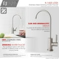 thumbnail image 5 of Stylish Lodi Single Handle Brushed Stainless Steel Water Tap Faucet K-142S, 5 of 11