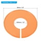 thumbnail image 2 of Divisores de ropa Uxcell, divisores redondos en blanco para estantes de ropa, paquete de 6 en naranja, 2 of 5