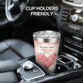 thumbnail image 4 of 20oz Travel Tumbler with Heart Tree Design for Mom Thank You Gift for Mothers Day Inspirational Stainless Steel Cup with Silver Trim, 4 of 5