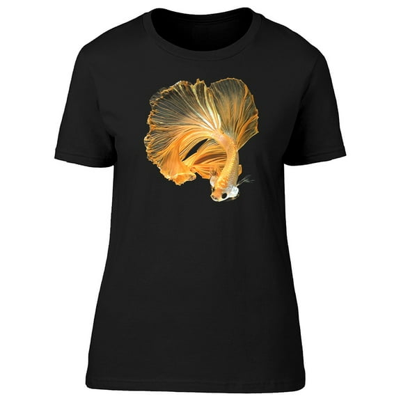 Cute Orange Betta Fish Tee Women's -Image by Shutterstock