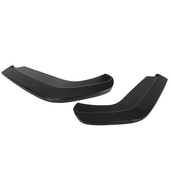 Ikon Motorsports Compatible with 14-16 Scion TC Rear Bumper Lip Splitters Unpainted PU