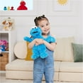 thumbnail image 3 of Sesame Street Official Cookie Monster Muppet Plush, Premium Plush Toy, Blue, 12”, 3 of 4