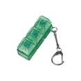 thumbnail image 4 of Clicky Squeeze Toys, 3 Key Mechanical, 1.8X4.2 In, Full Transparent Red, Squeeze Toys Keyboard, Pocket Carry, Silver Clasp, 1 Pc, 4 of 7