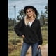 thumbnail image 5 of Sudadera con Capucha y Cremallera de Larga Negra XL, 5 of 10