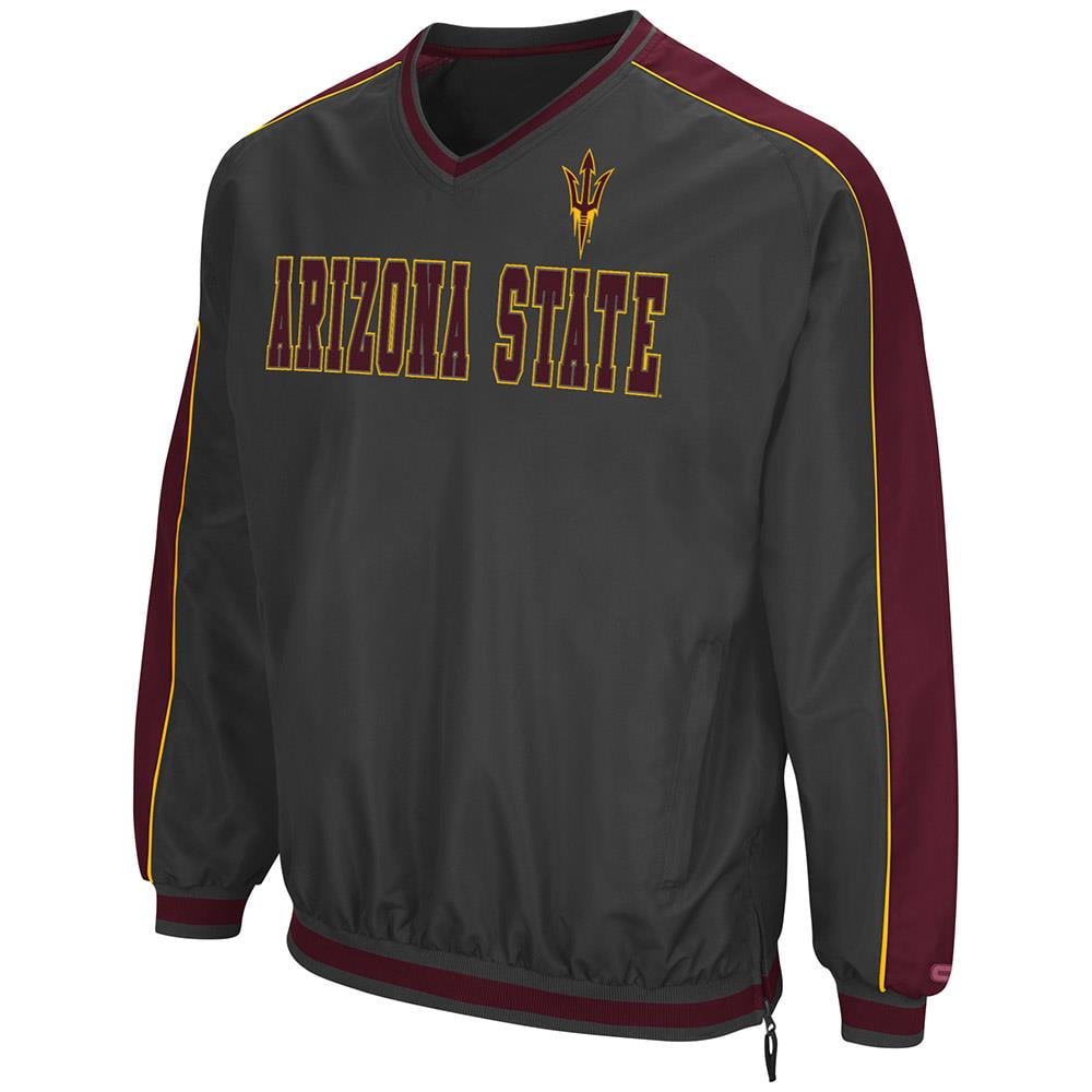 Mens Arizona State Sun Devils Attack Line Wind Breaker Jacket by Colosseum