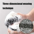 thumbnail image 6 of Exfoliating Shower Towel, Exfoliating Antibacterial Shower Towel, For Use in Shower Bath, Exfoliate Rags Wash Cloths, Loofah Lufa Sponge, Exfoliating Washcloth for Men and Woman (Grid Black 1), 6 of 7