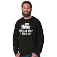 thumbnail image 5 of Need An Ark? Noah Guy | Bible Pun Long Sleeve TShirt Men Women Brisco Brands X, 5 of 6