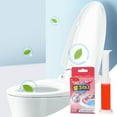 Toilet Flower Gel Cleaner & Deodorizer Powerful Descaling, Odor