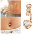 thumbnail image 4 of Briana Williams Body Piercing Kit Rose Gold, Stainless Steel Belly Button Ring, 14G, 4 of 5