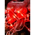 thumbnail image 3 of Cadena de luces Brightown de 12 m, 100 LED, color rojo, 8 modos, 120 V, 3 of 7