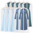 thumbnail image 1 of Bolsas de ropa sencillas para el hogar, transparentes, 140 cm, para trajes, paquete de 10, 1 of 7