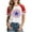 A32 Red, variant on Xdegoge 4Th of July Shirts for Women Patriotic Usa Tops Short Sleeve Raglan American Flag T Shirt Summer Crew Neck Blouses Casual Graphic Tee