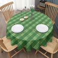 thumbnail image 3 of Christmas Round Tablecloth 70x70in(178x178cm) – Waterproof Polyester Table Cover with Full Print Design, Wrinkle Resistant & Washable for Kitchen Dining Party Decor, 3 of 6